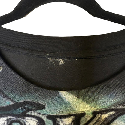 2000s The Rock NASCAR WWF AOP T-Shirt Sz 2XL