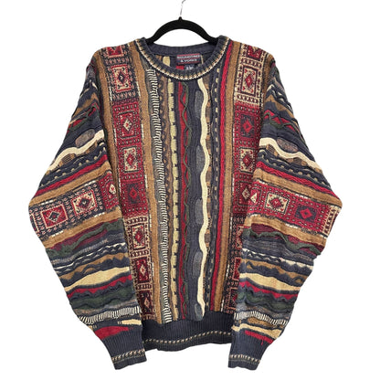 90's Coogi Style by Roundtree & York Knit Sweater Sz L (A7480)