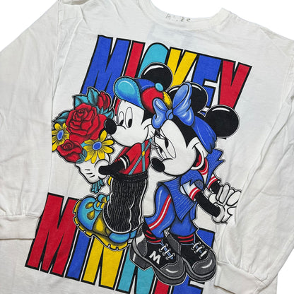 90s Mickey Mouse Disney T-shirt Sz L (A4228)