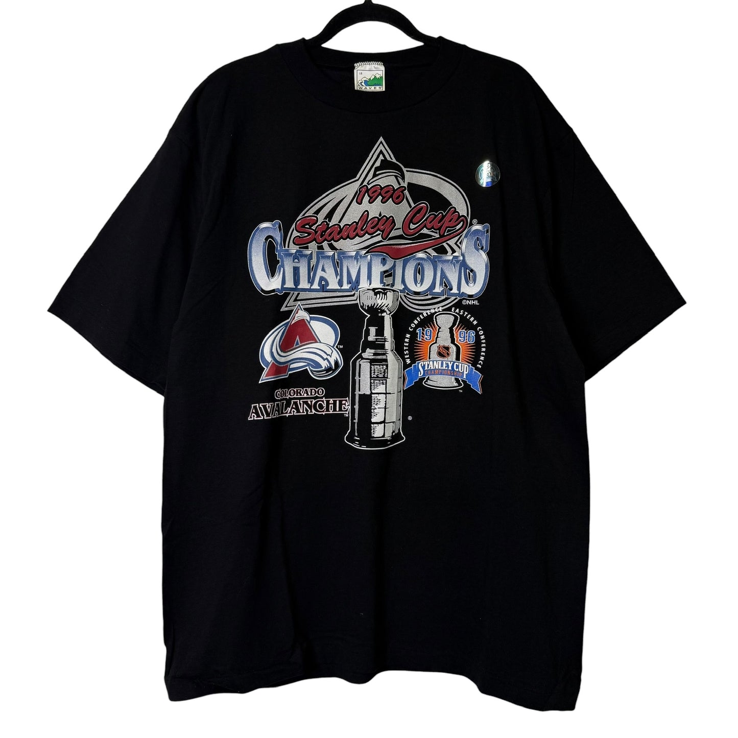 1996 Colorado Avalanche NHL T-shirt Sz L (B1628) NWT
