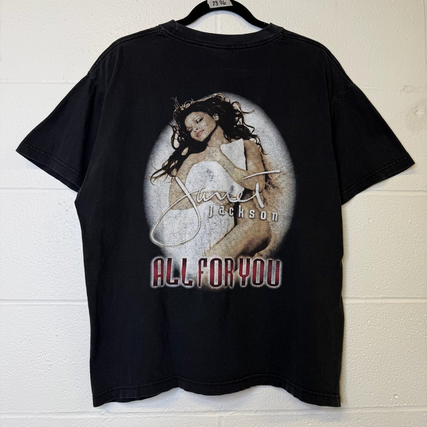 90's Janet Jackson Tour T-Shirt Sz L (B2258)