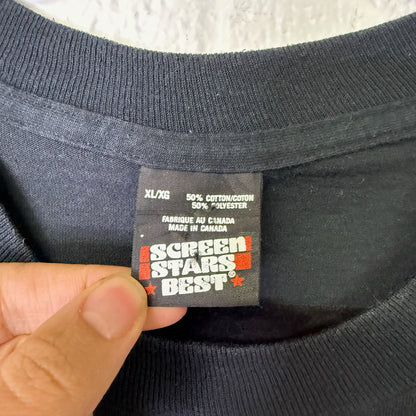 90's Edmonton Oilers Mark Messier NHL  T-shirt Sz XL (B686)