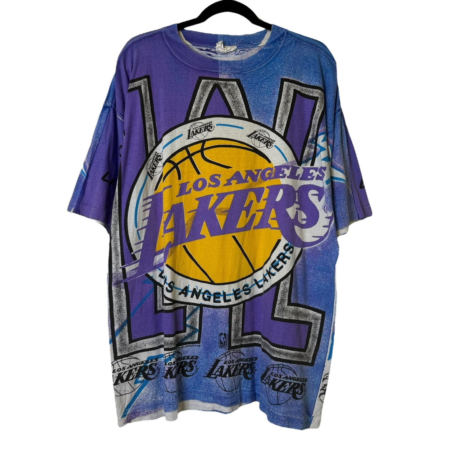 90s Los Angeles Lakers Magic Johnson T's NBA AOP Sz 2XL