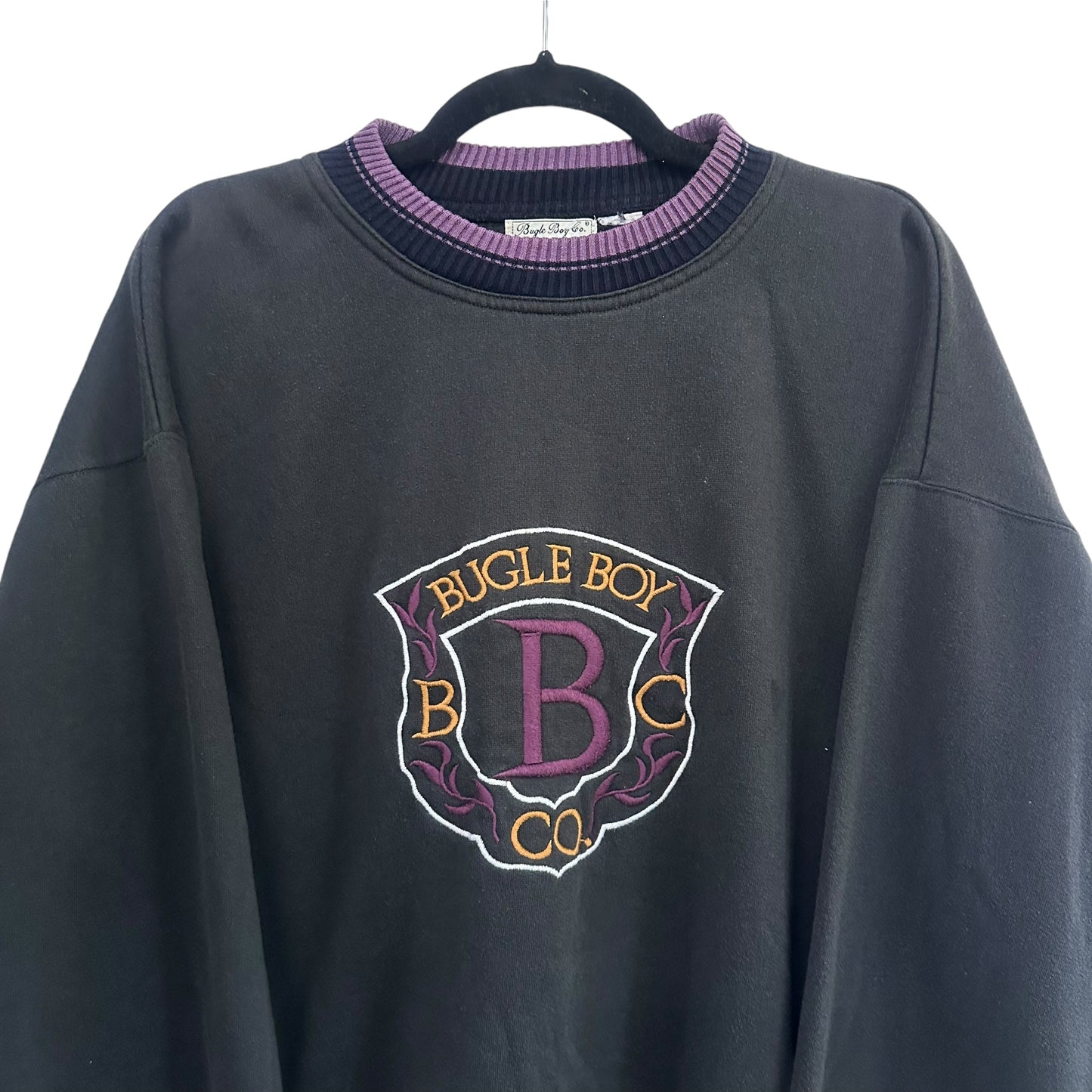 90s Bugle Boy Crewneck Sz L (A2640)