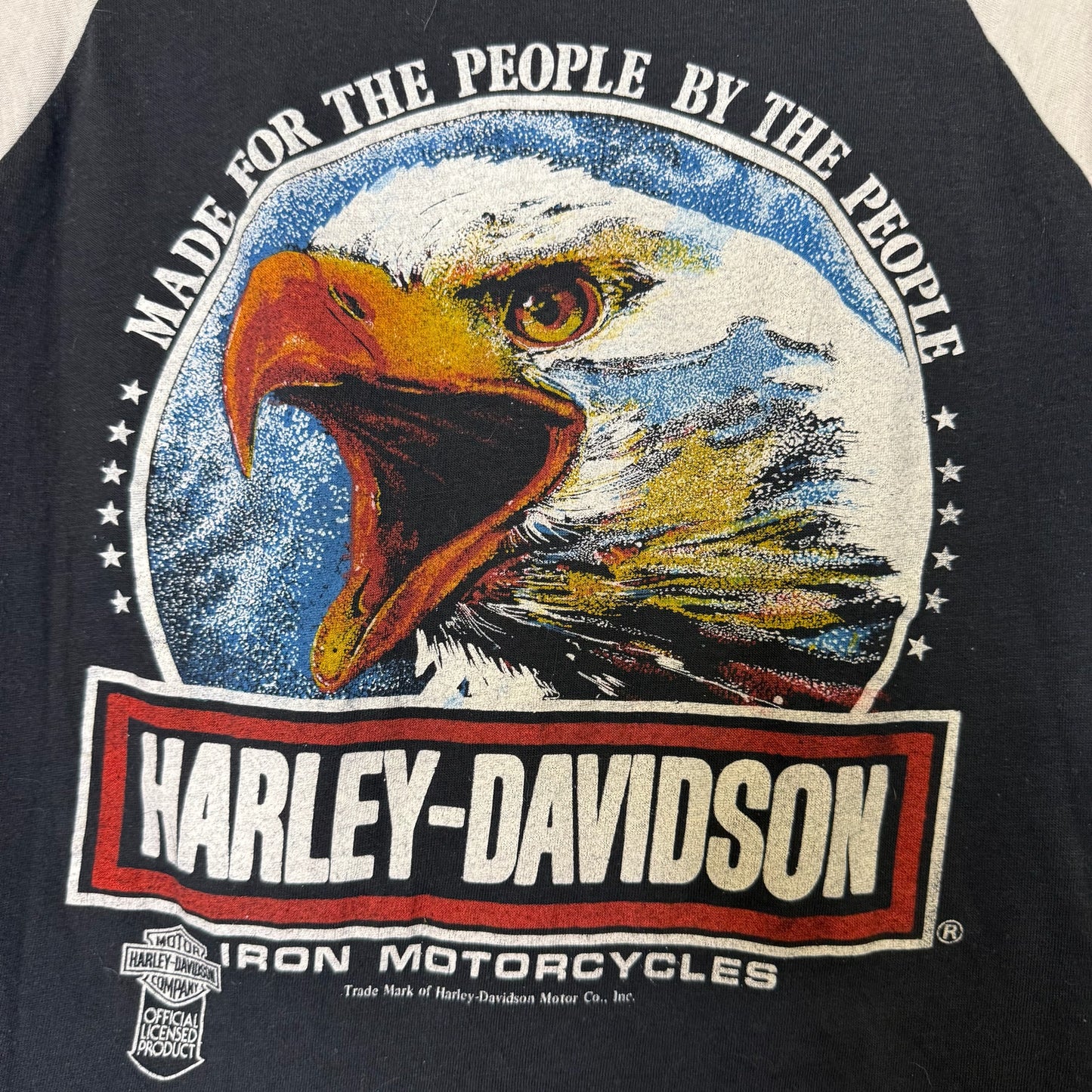 90s Harley Davidson Eagle Long Sleeve T-shirt Sz L (B2988)