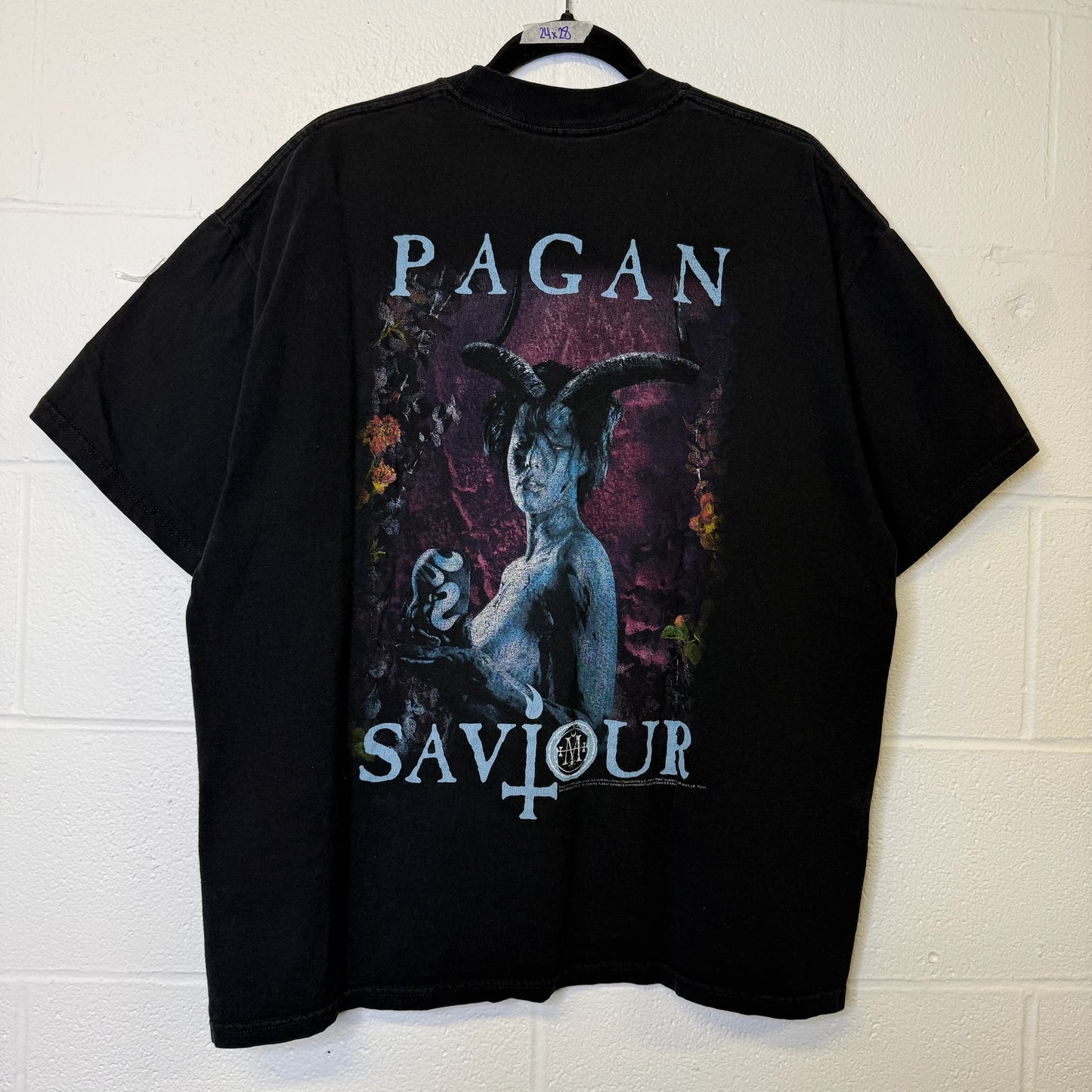 2000 Cradle of Filth Pagan Saviour Tour T-Shirt Sz XL (B427)