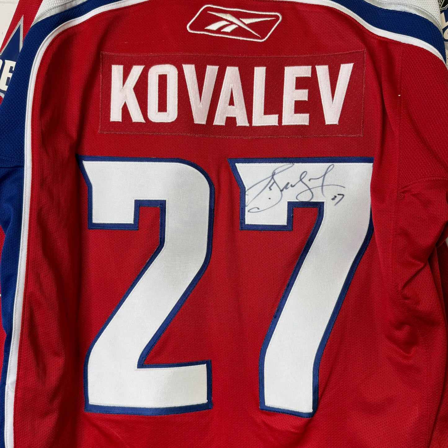 2009 NHL All Star Game East Jersey ALEXEI KOVAL Autographed Reebok