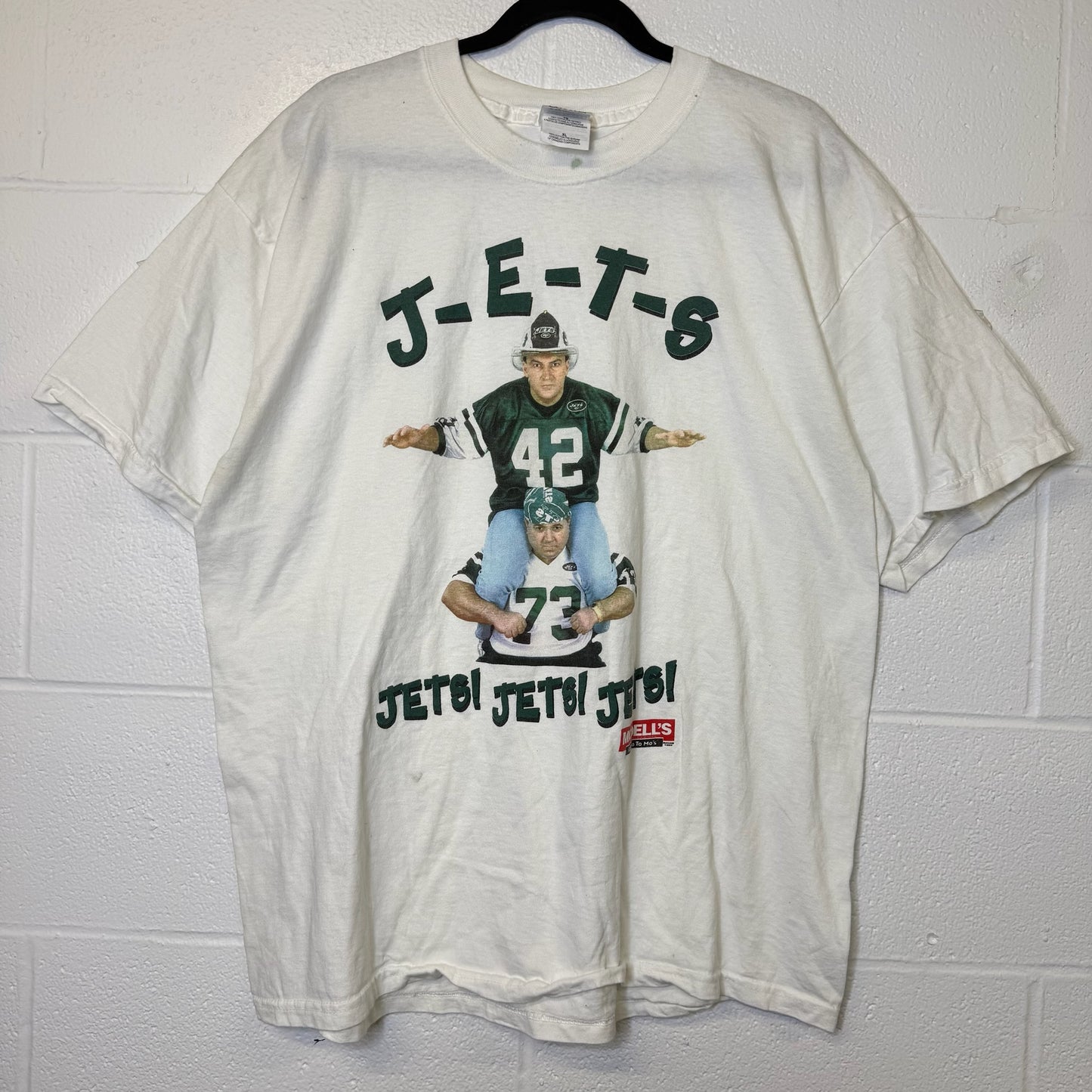 90s New York Jets NFL Superfan T-Shirt Sz XL (B2880)