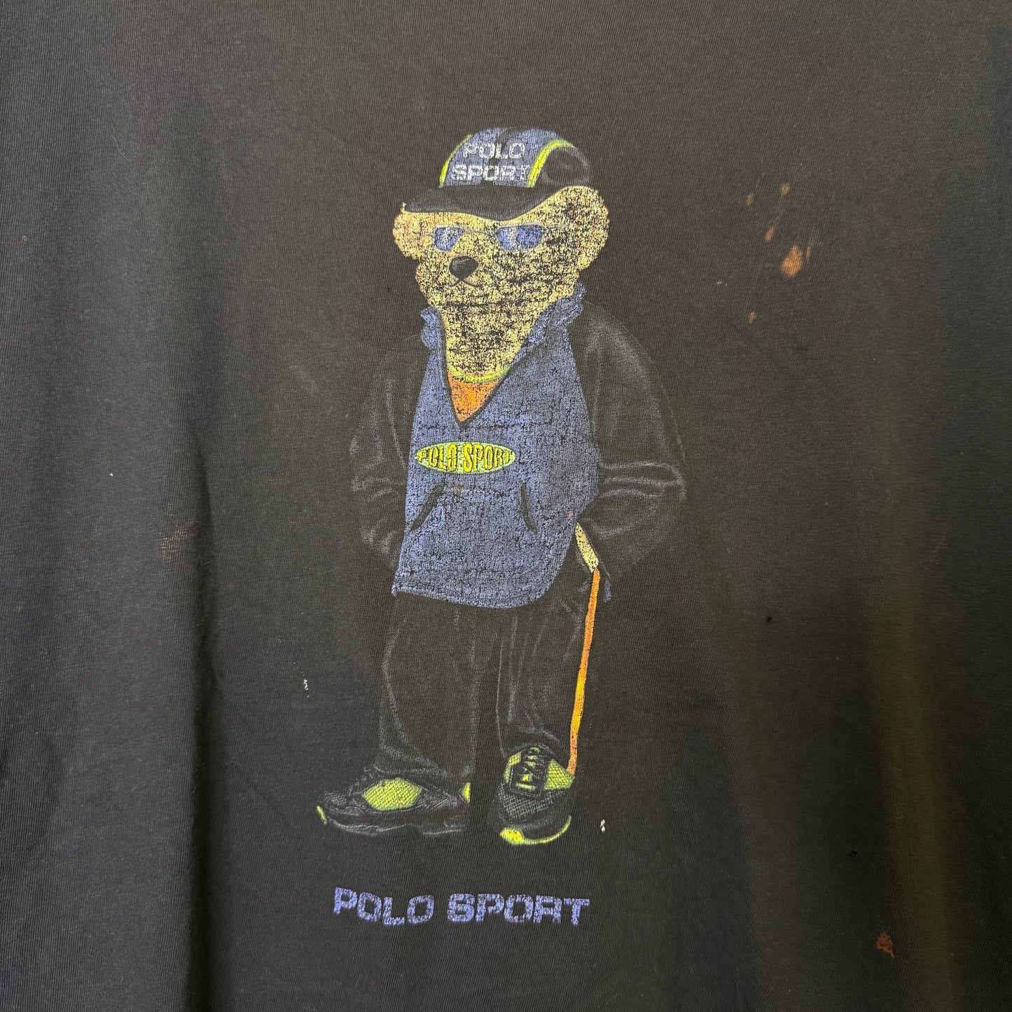 90's Polo Bear Ralph Lauren Long Sleeve Sz L