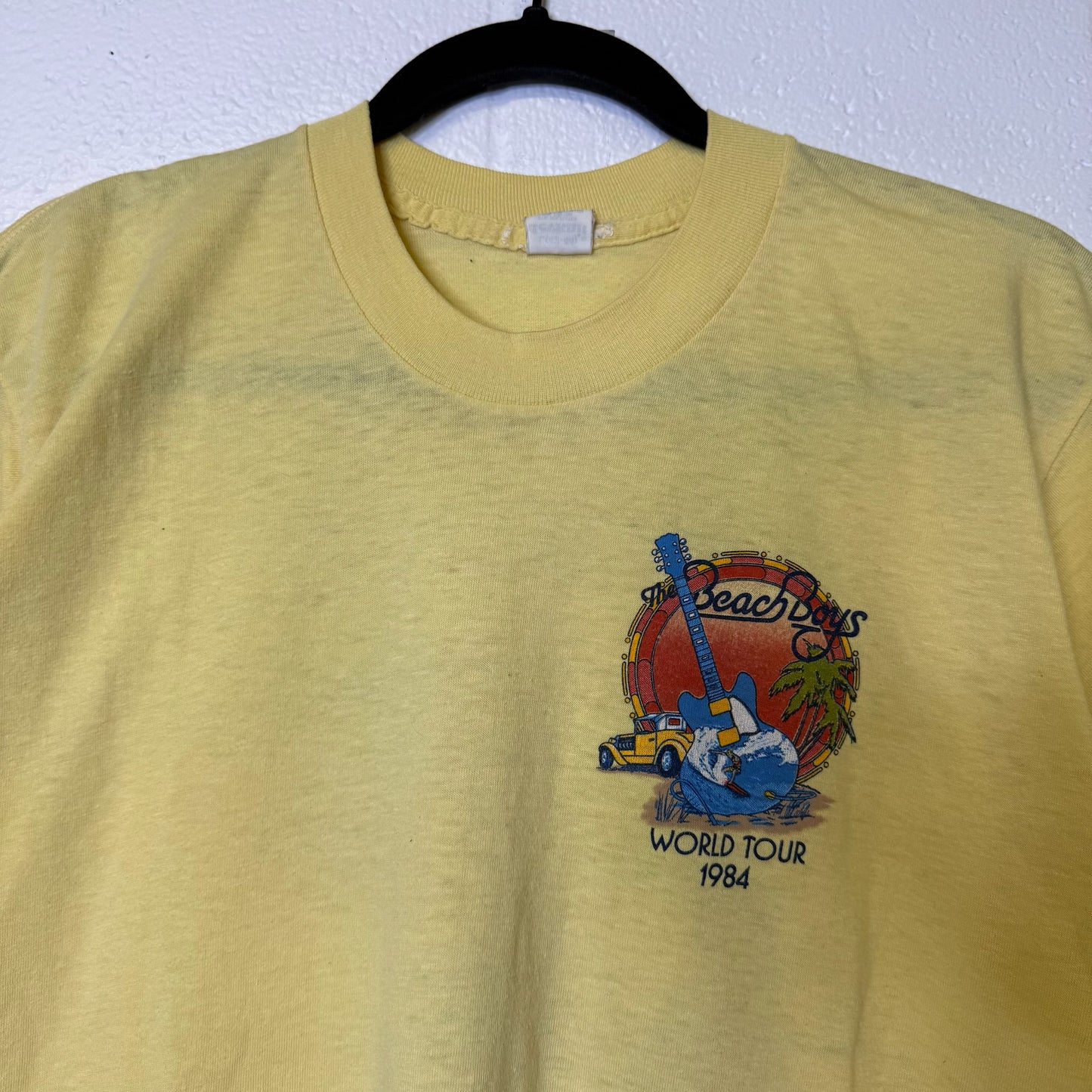 1984 Beach Boys Tour T-Shirt Sz L (B430)