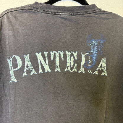 2003 Pantera T-shirt Distressed Sz L (B350)