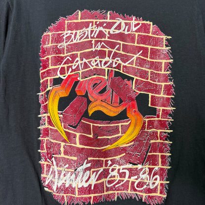 1986 Helix Long Way to Heaven Band T-Shirt Sz XL