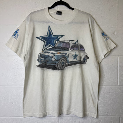 90s Dallas Cowboys NFL T-shirt Sz XL (B2414)