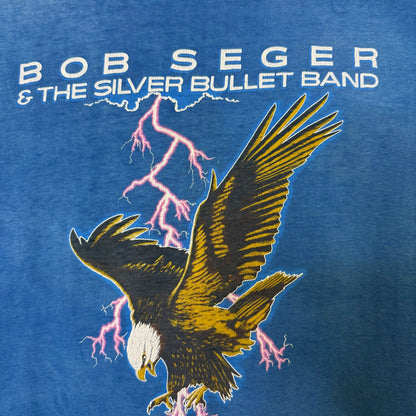 1986 Bob Seger & The Silver Bullet Band T-Shirt Sz M (B409)