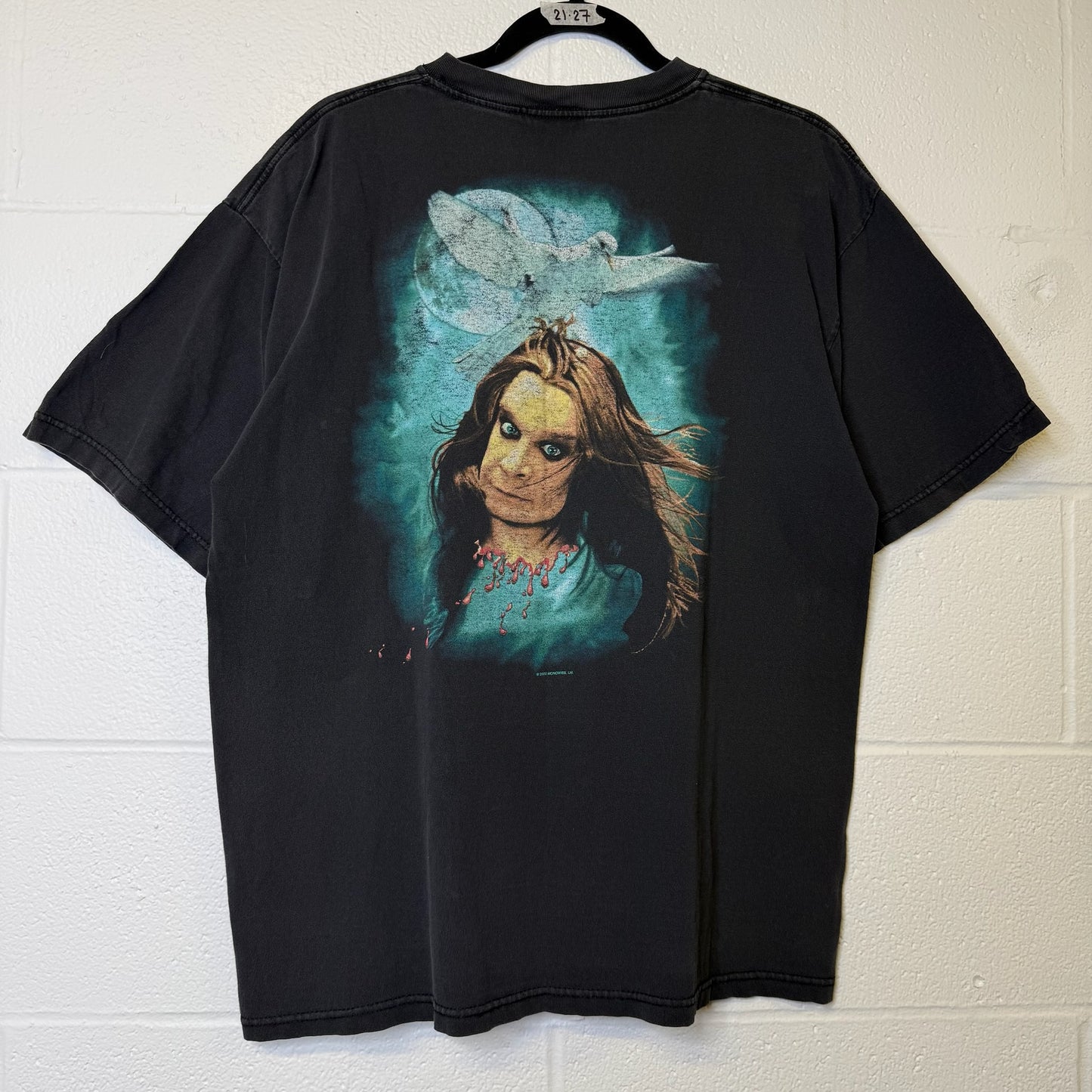 2002 Ozzy Osbourne Dove's Revenge T-Shirt Sz L (B2255)