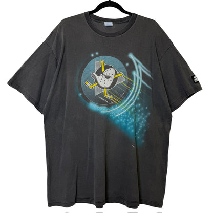 90's Anaheim Mighty Ducks NHL Starter T-Shirt Sz XL (B479)
