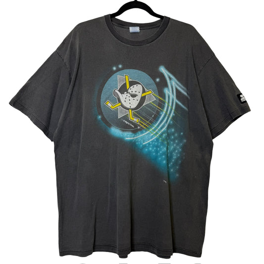 90's Anaheim Mighty Ducks NHL Starter T-Shirt Sz XL (B479)