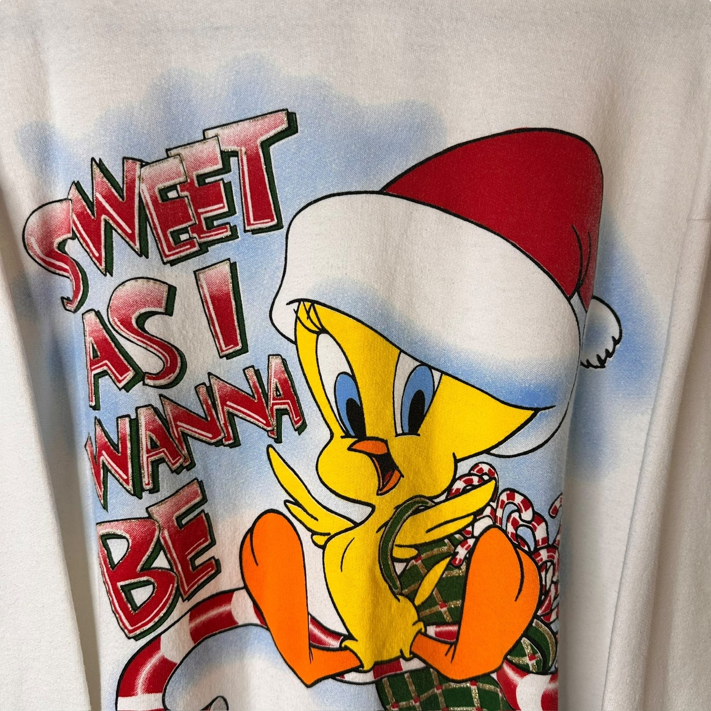 1997 Tweety Bird Christmas Crewneck (A7986)