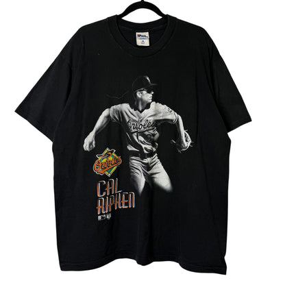 90's Cal Ripken Baltimore Orioles MLB T-shirt Sz XL (B696)