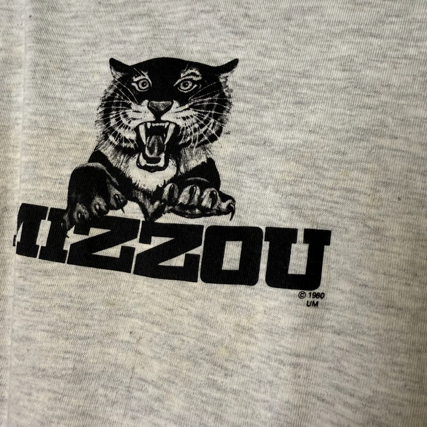 90's Missouri Tigers NCAA T-shirt Sz 2XL (B1676)