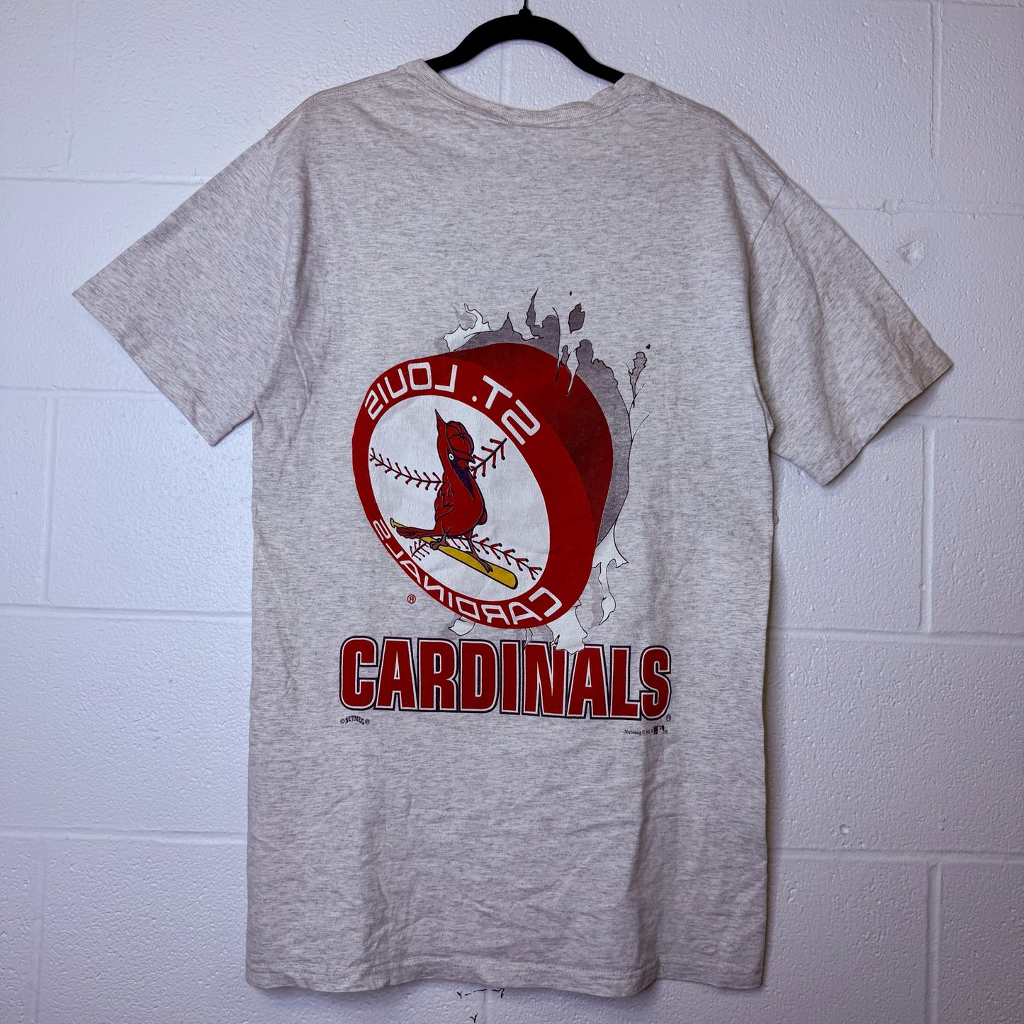 90s St. Louis Cardinals Breakthrough Nutmeg MLB T-shirt Sz L (B2336)