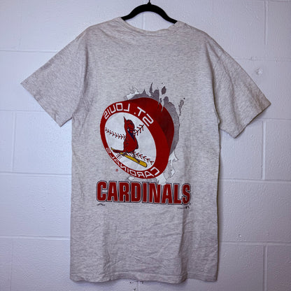 90s St. Louis Cardinals Breakthrough Nutmeg MLB T-shirt Sz L (B2336)