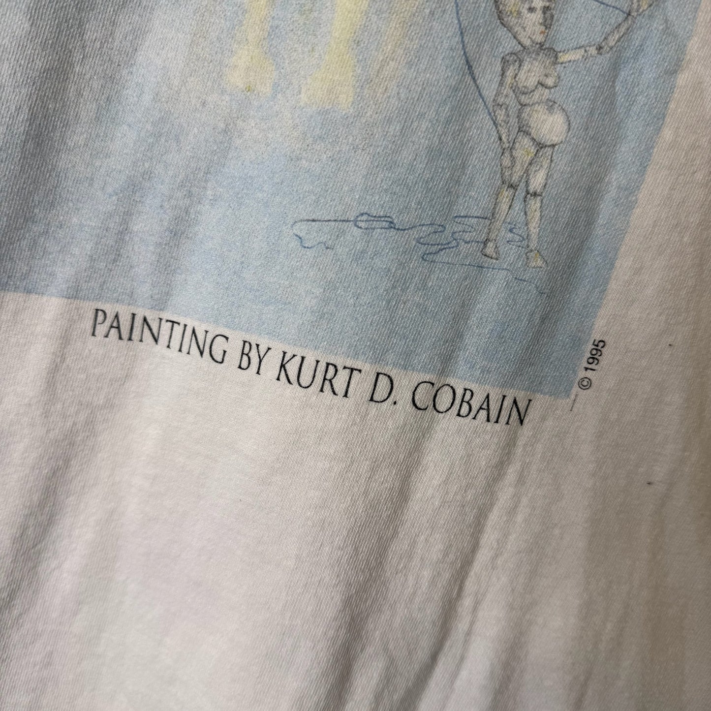 1994 Kurt Cobain Memorial Nirvana Band T-Shirt Sz XL