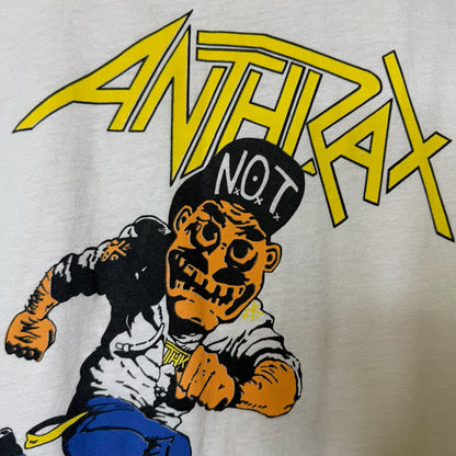 80's Anthrax Mosh It Up Chopped T-Shirt Sz M (B2277)