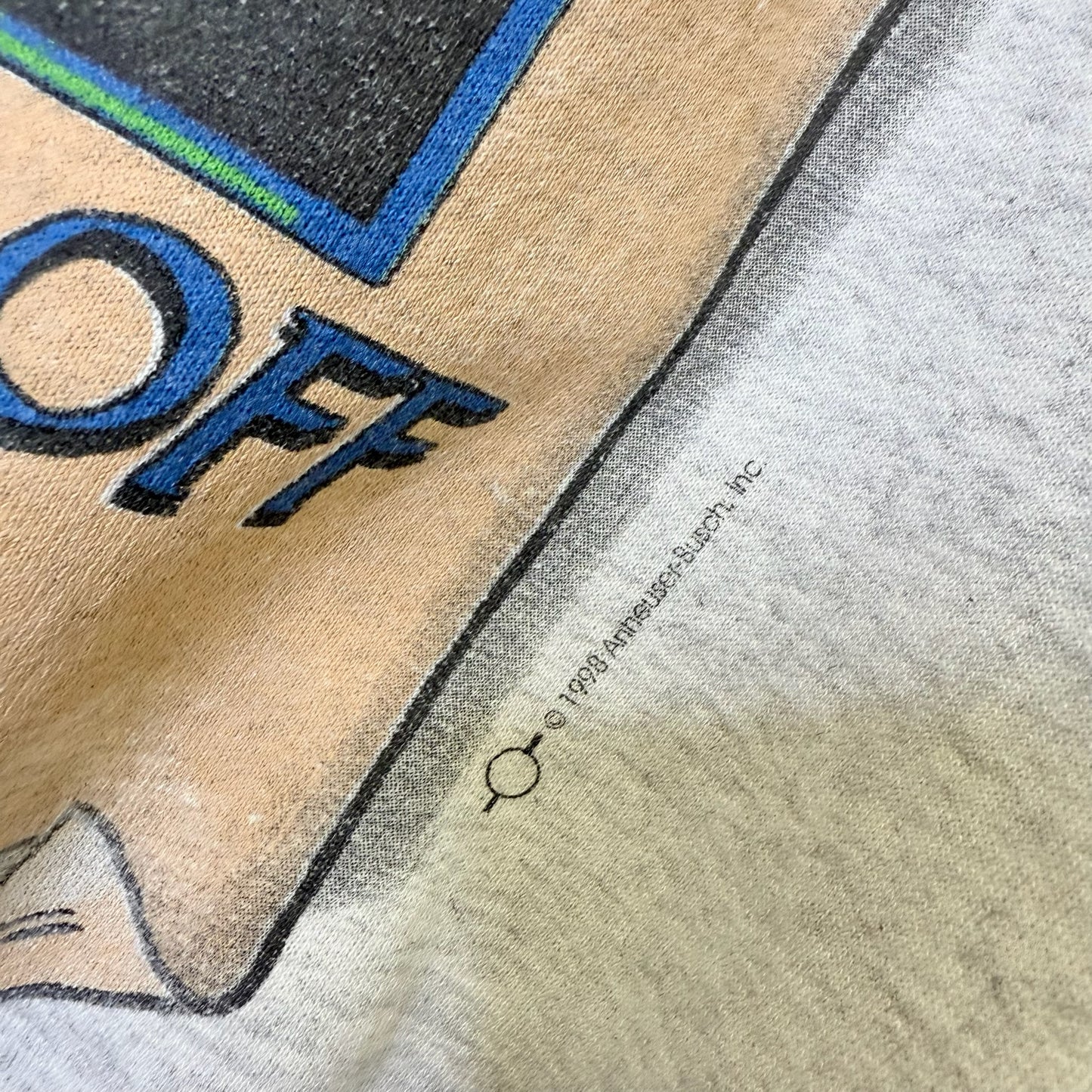 1998 Louis Lizard Budweiser Beer Crewneck Sz L (B571)