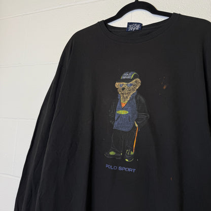 90's Polo Bear Ralph Lauren Long Sleeve Sz L
