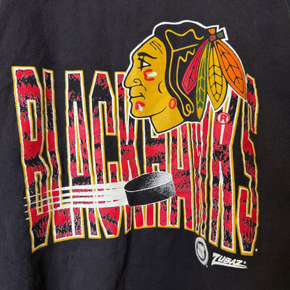 90's Chicago Blackhawks Crewneck Sz L (B1921)