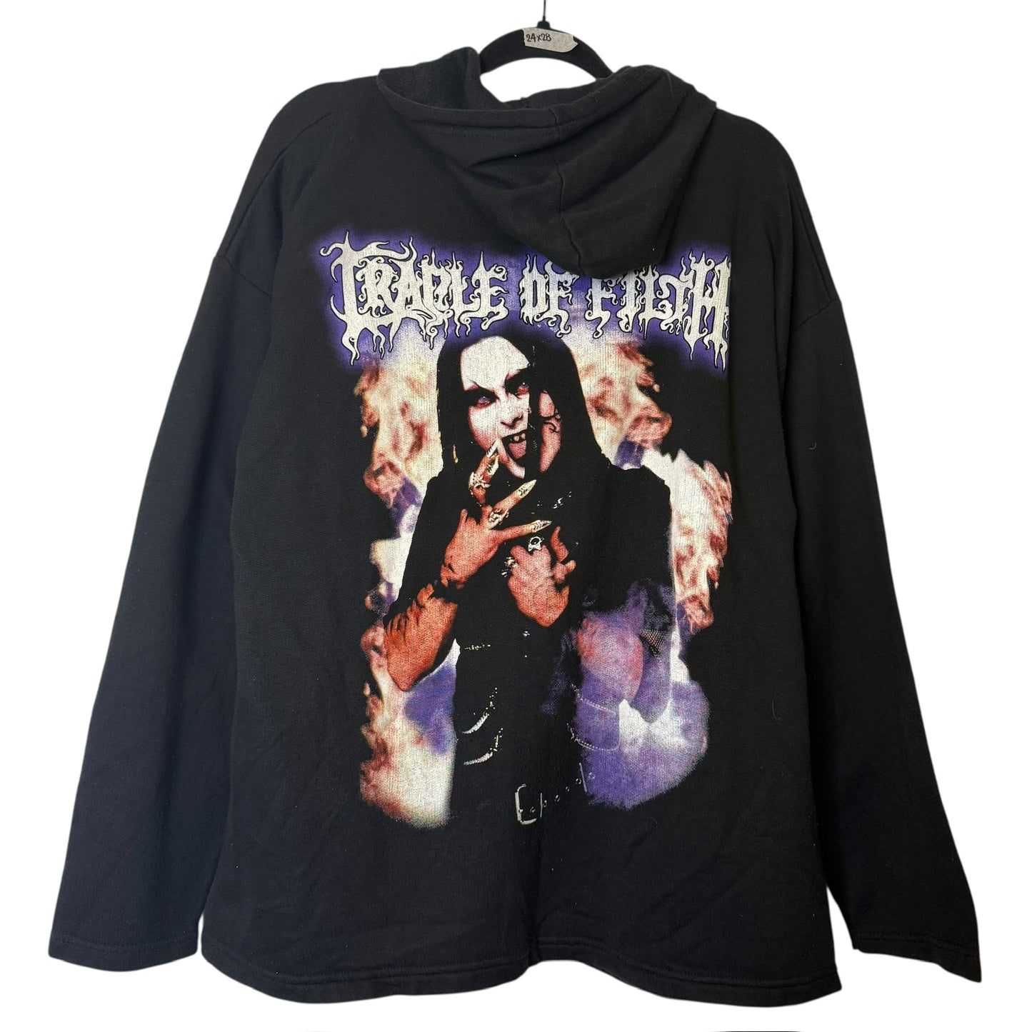 2000s Cradle of Filth Euro Hoodie Sz L