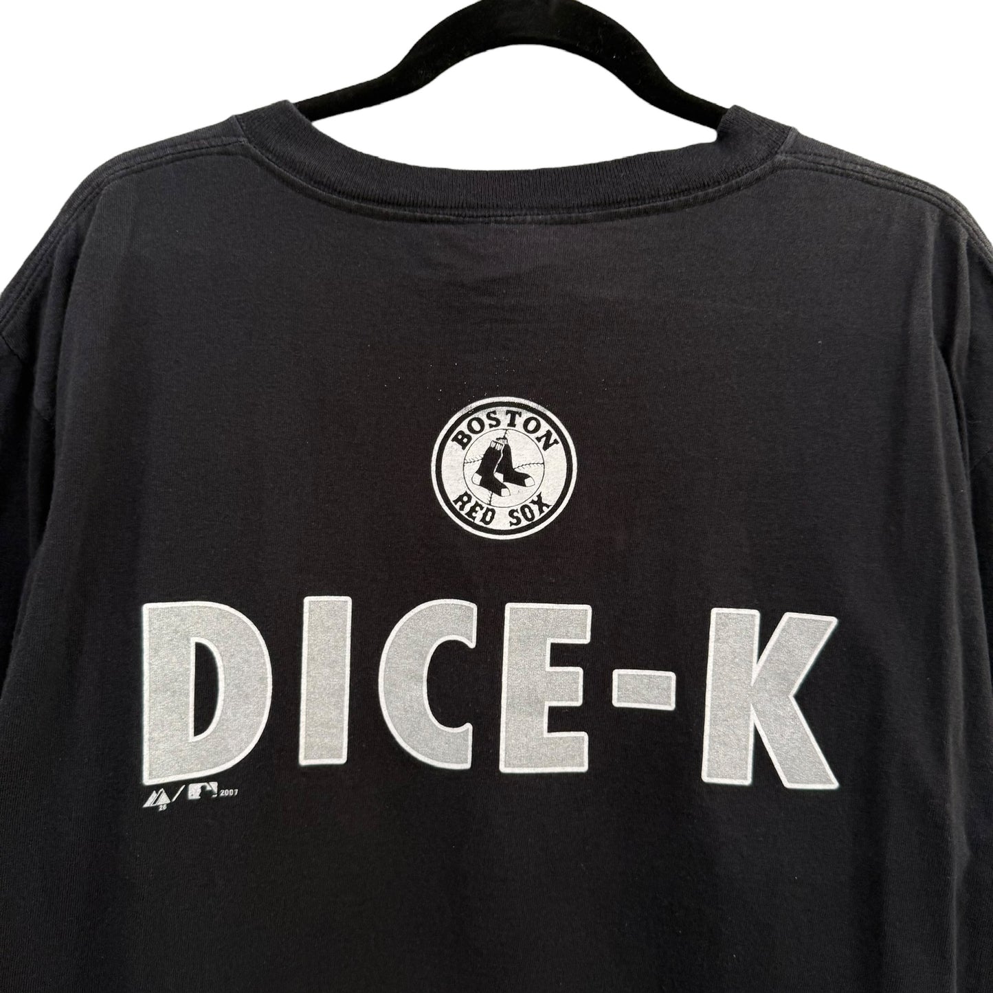 2007 Dice-K Boston Red Sox MLB T-shirt Sz L. (B1215)