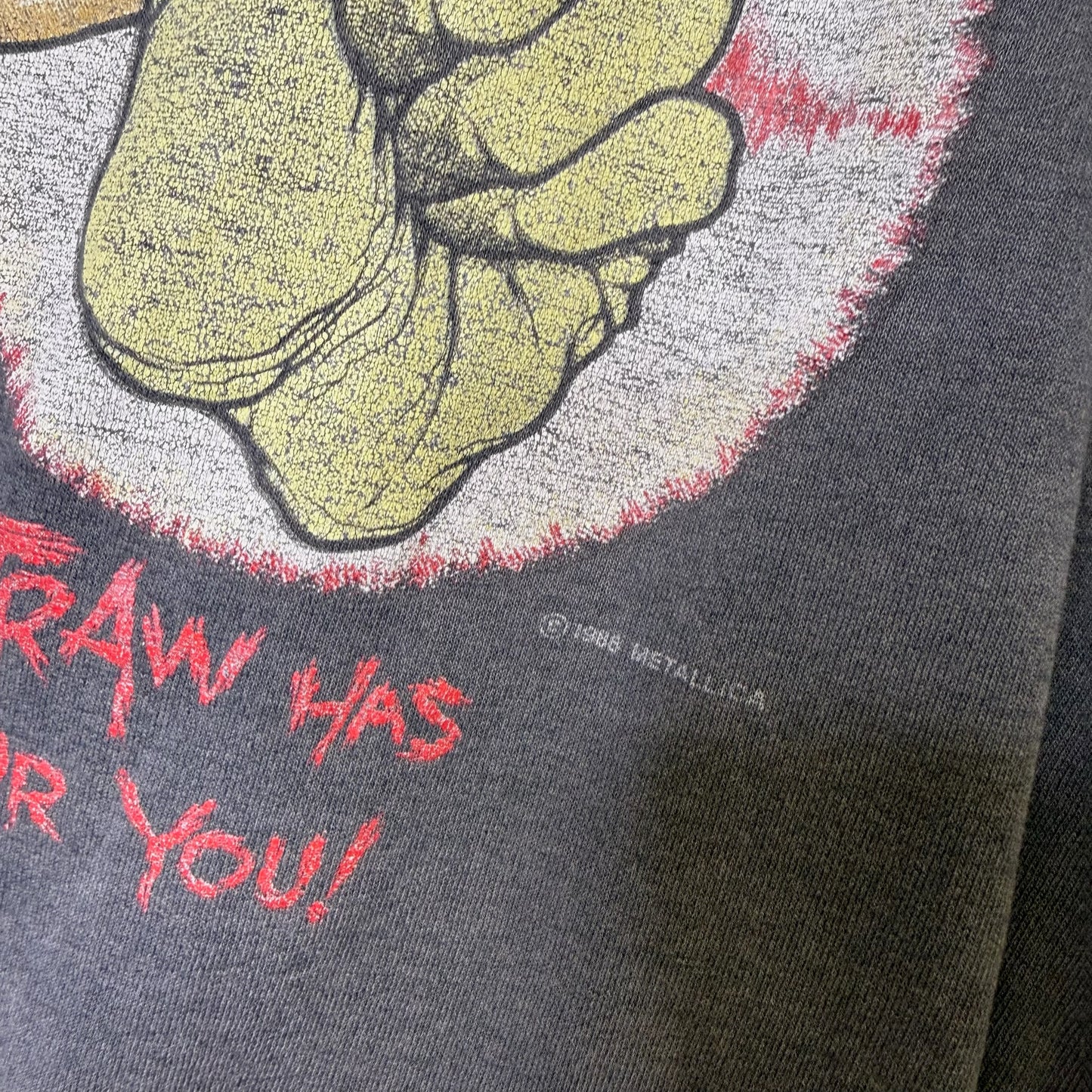 1988 Metallica Chopped & Distressed Sz M (B2297)