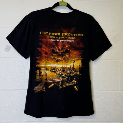 2010 Iron Maiden Wicker Man Tour T-Shirt Sz M (B1721)