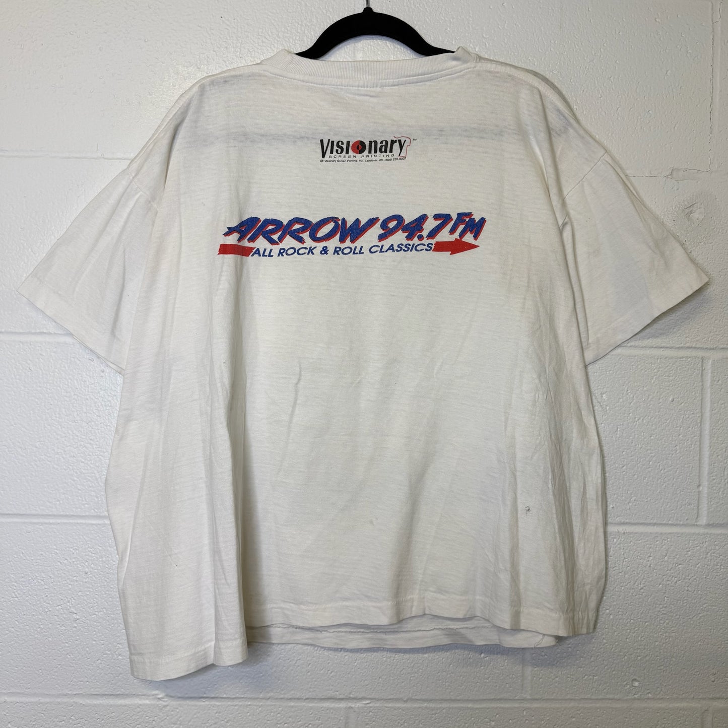 90s Washington Bullets 2Fab Weber Howard NBA Caricature T-Shirt Sz L (B2860)