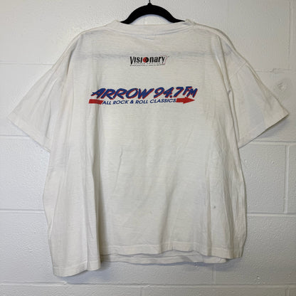 90s Washington Bullets 2Fab Weber Howard NBA Caricature T-Shirt Sz L (B2860)