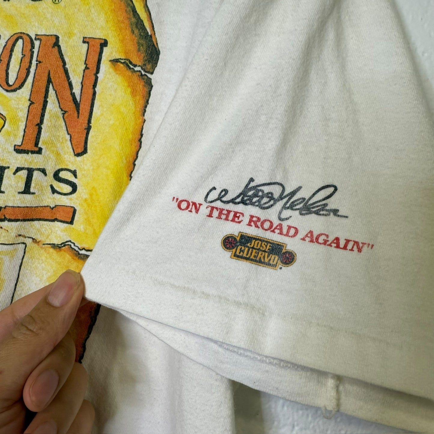 90s Willie Nelson Tequila Nights Tour T-Shirt Sz L