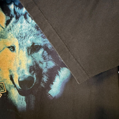 1993 Harley Davidson York PA Wolf T-shirt Sz L (B205)