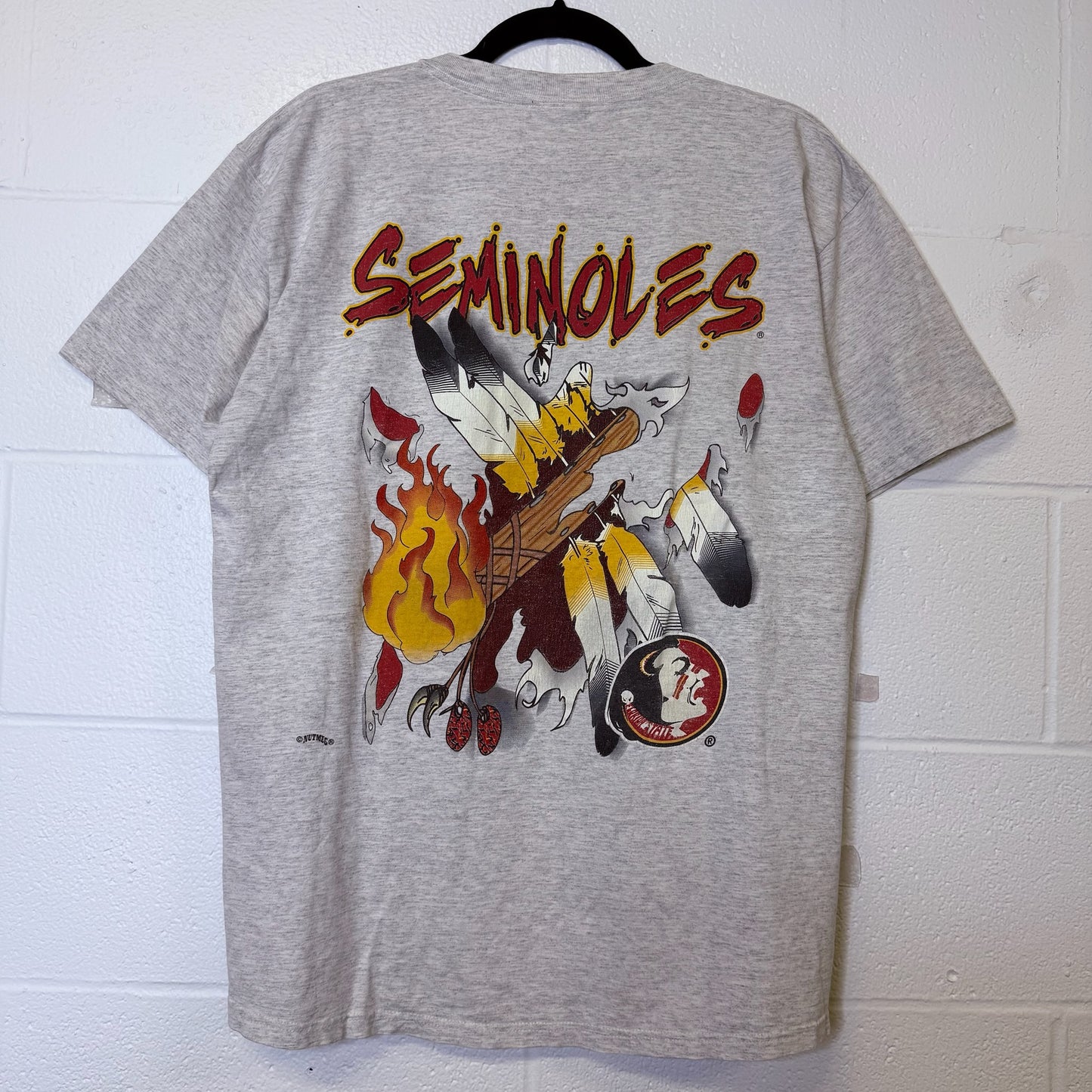 90s Florida State FSU Nutmeg Breakthrough T-shirt Sz L (B2523)