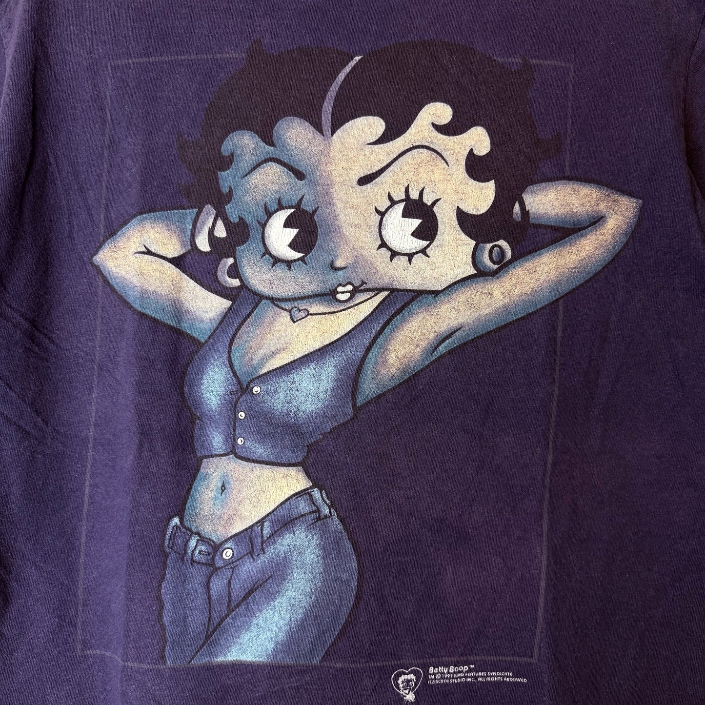 1997 Betty Boop Shadow T-shirt Sz M (B2351)