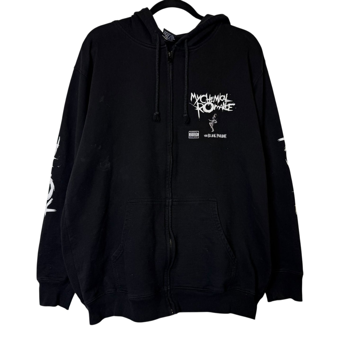 2000s My Chemical Romance Black Parade Hoodie Sz L