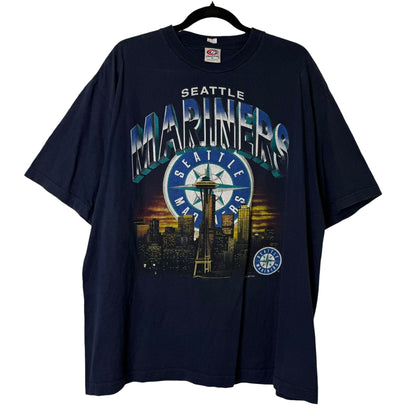 2001 Seattle Mariners Skyline MLB T-shirt Sz XL (B1643)