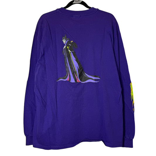 90s Maleficent Evil Enchantress Disney T-shirt Sz XL (B1748)