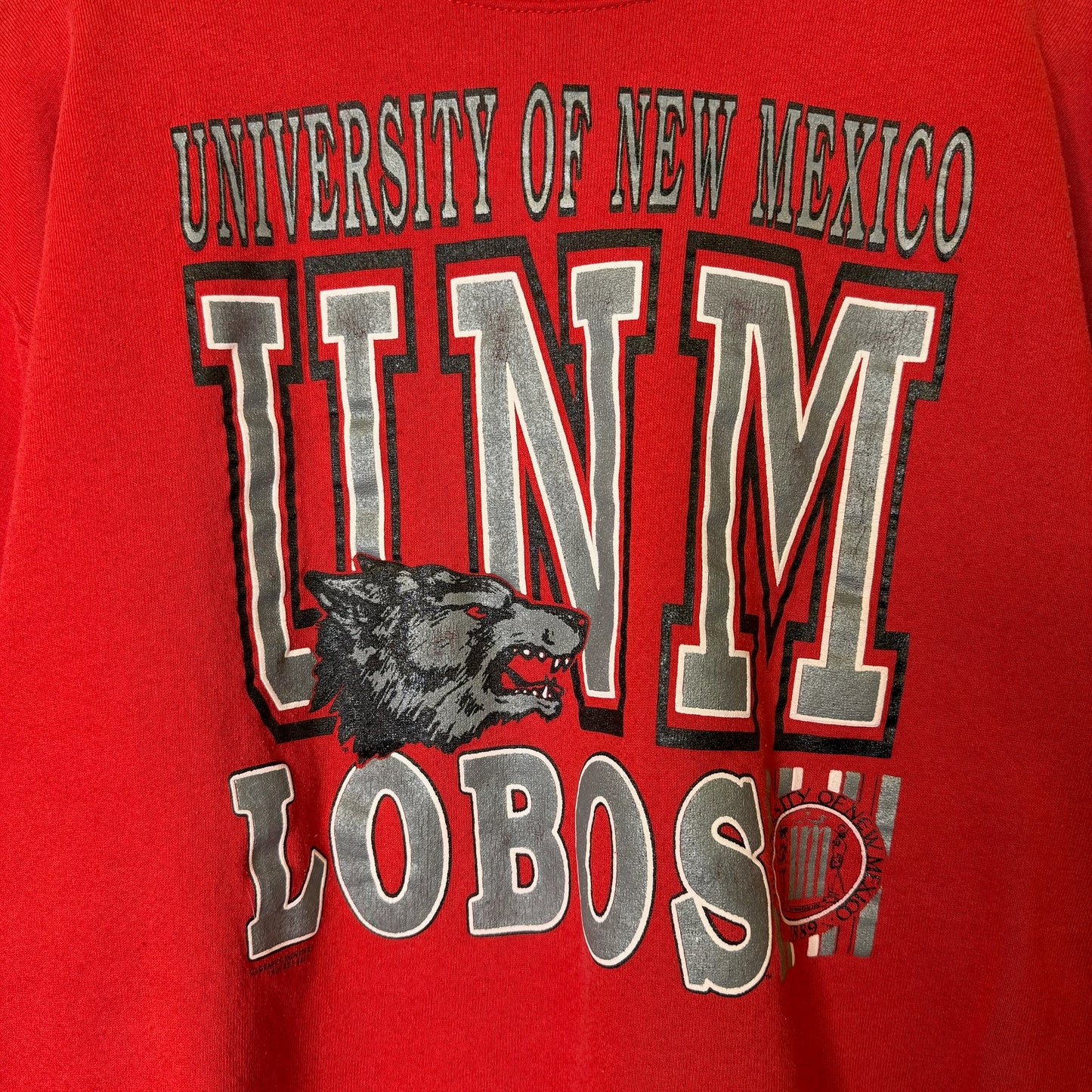 90s New Mexico Lobos Sweatshirt Sz XL (B2567)