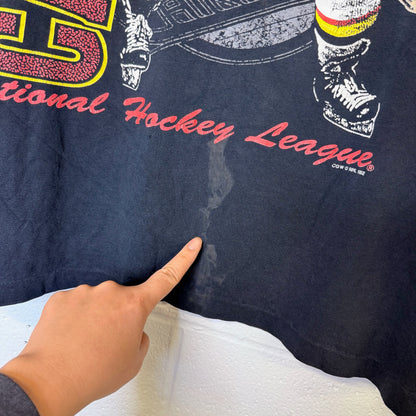 90's Vancouver Canucks NHL T-shirt Sz XL (B2543)