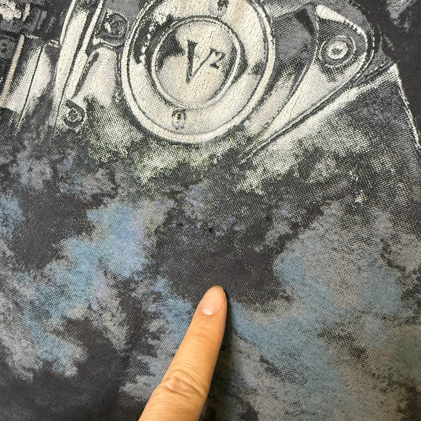 90s Harley Davidson Thunder & Lightning AOP T-Shirt (B2267)