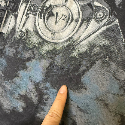 90s Harley Davidson Thunder & Lightning AOP T-Shirt (B2267)