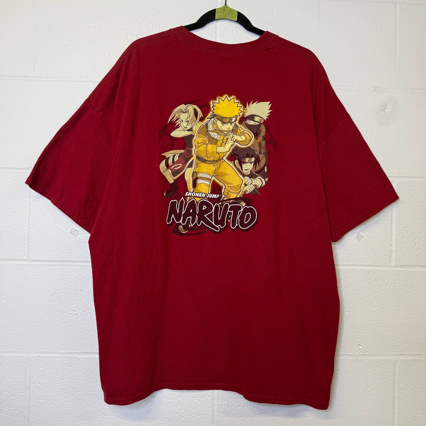 2002 Naruto Anime TV T-shirt Sz 2XL (B636)