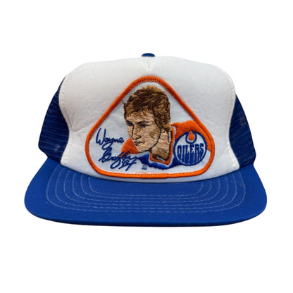 80s Wayne Gretzky Edmonton Oilers NHL Trucker Hat
